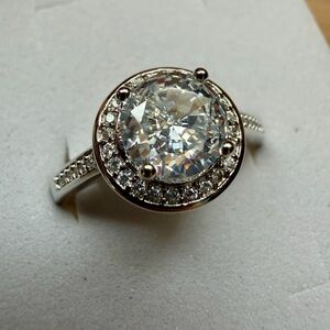 Round Brilliant Halo Set Ring - Travel Engagement Ring